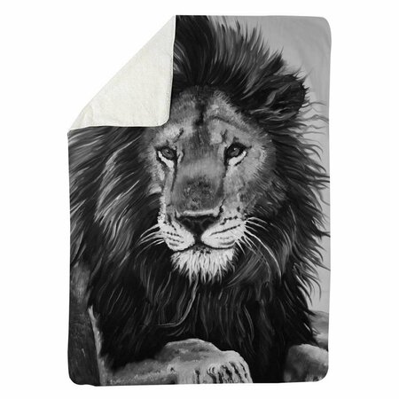 BEGIN HOME DECOR 60 x 80 in. The Lion King-Sherpa Fleece Blanket 5545-6080-AN446